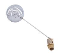 1pc 1/2inch 3/4inch Brass Float Valve, DN15 DN20 Water Level Control Sealed Metal Float Valve for Fish Tank(1/2inch)