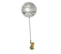 1pc 1/2inch Male Thread Float Ball Valve, 3/4inch 1inch Liquid Level Flow Control Float Valve for Cistern(1inch)