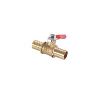 1pc 1/4 10mm Ball Faucet Shutoff Ball Valve Hose Barb Inline Water Oil Air Gas Fuel Line Small Brass Ball Valve Clever