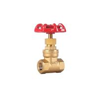 1pc 1/4" 3/8" 1/2" 3/4" 1" Inch Brass Gate Valves DN15 20 25 Water Valve Switch Internal Thread(4")