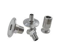 1pc 1/4" 3/8" 1/2" 3/4" 1" NPT Male Threaded TC25.4 1.5" 2" Tri Clamp 304 Stainless Steel Pipe Fitting Connector Adapter(TC 34mm,1/2")