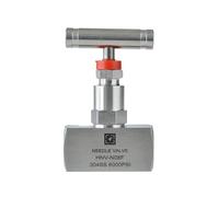 1pc 1/4" 3/8" 1/2" BSP NPT Female Stainless Steel 304 Shut Off Needle Globe Valve J13-320P Crane Flow Control(1/2",NPT)