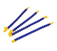 1PC 1/4" 3/8" 1/2" Male Round/Flat Nozzle Plastic Flexible Water Oil Coolant Pipes Hoses for Computerized Numerical Control Machine Lathe 300mm-800mm(3/8",NO Switch_Round Head_700MM)