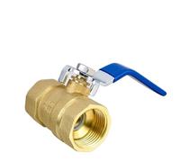 1pc 1/4" 3/8'' Brass BSPT Thread Ball Valve with Lever Handle Copper Plumbing Tap(1/4")