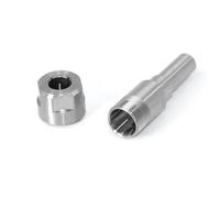 1pc 1/4" 8mm 12mm 1/2" 6mm Shank Router Bit Extension Rod Collet Engraving Machine Extension Milling Cutter for Wood(6mm to 6mm)