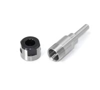 1pc 1/4" 8mm 12mm 1/2" 6mm Shank Router Bit Extension Rod Collet Engraving Machine Extension Milling Cutter for Wood(12.7mm to 12.7mm)