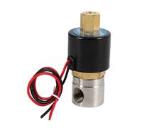 1PC 1/4" DN08 AC220V DC12V DC24V Stainless Steel 304 Normally Open Solenoid Valve N/O IDGTTLDF(7_24V)