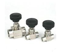 1pc 1/4" NPT Female 304 Stainless Equal Straight Flow Control Needle Valve Water Gas Oil 915 PSI