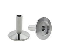 1PC 1/4" OD Tube to KF25 Vacuum Welding Ferrule SUS304 Stainless VCR Pipe Fitting