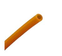 1pc 1/5/10M Food Grade Orange Silicone Rubber Hose 3x5/4x6/5x7/6x8mm Flexible Nontoxic Tube(Orange 10 Meters,ID 4mm x 6mm OD)