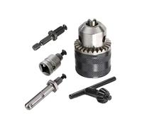 1pc 1.5-13mm Converter 1/2 20UNF Key Drill Chuck Thread Adapter Hex SDS1/2 Square Impact Driver Wrench Bit Connecting Rod Hex(Hex Adaptor (3PCS))