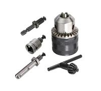 1PC 1.5-13mm Converter 1/2 20UNF Key Drill Chuck Thread Quick Change Adapter SDS 1/4 Impact Driver Wrench Bit Connecting Rod(D (5pcs Set))