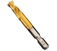 1Pc 1.5-13mm HSS Titanium Coated Twist Drill Bits 1/4'' Hex Shank Short Bit For Metal Stainless Steel Wood Plastic(11mm)