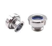 1pc 1.5" 2" 3" Sanitary Tri Clamp Sight Glass SS304 Stainless Steel Inline Viewer for Homebrew,Water Pipeline(OD63mm Ferrule 77.5)