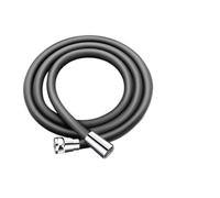 1pc 1.5/2/3m Soft Silicone 360° Rotation Shower Head Hose Flexible Anti Winding Explosion-proof Bathroom Faucet Extension Pipe(Grey,2.0M)