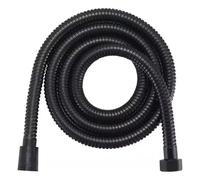 1pc 1.5/2/3M Stainless Steel Shower Hose Black/Silver Long Bathroom Water Extension Plumbing Pipe Showerhead Tube(Sliver Holder)