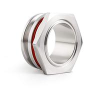 1pc 1.5'' 2'' Tri-Clamp Weldless Bulkhead Compression Fitting Stainless Steel SS304(1.5inch Ferrule 50.5)