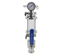 1pc 1.5" TC Dry Hopper Kit for Homebrewing - Pressure Gauge, PRV & Quick-Release Ball Lock Post for No-Oxygen Dry Hopping