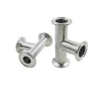 1PC 1.5" Tri Clamp & Pipe OD 1-1/2" Equal Tee Compatible Pipe Fitting SS304 Stainless Steel