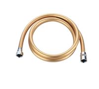 1PC 1.5m Shower Hose Plumbing High Pressure PVC Flexible Handheld Anti Winding GI/2 Universal Hose for Bathroom Accessories(Yellow)