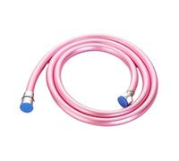 1PC 1.5m Shower Hose Plumbing High Pressure PVC Flexible Handheld Anti Winding GI/2 Universal Hose for Bathroom Accessories(Pink)