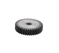 1pc 1.5M Spur Gear 28/29/30/31 Teeth 10mm Craft Hole Gear Mild Steel Material Flat Gear Total Height 15mm(31 Teeth)