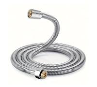 1pc 1.5m Stainless Steel Shower Hose Flexible Explosion-Proof Encryption Large Flow Compression Resistance Bath High Pressure
