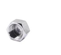 1PC 1/8" 1/4" 3/8" 1/2" 3/4" 1" BSP NPT Metric Female Thread 304 Stainless Steel Hex Head End Cap Plug Pipe Fitting(BSPT3I8)