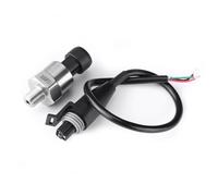 1pc 1/8NPT Thread Stainless Pressure Transducer, Pressure Sensor Steel Pressure Transducer Voltage Sender Sensor for Oil Fuel Air Water (300PSI)