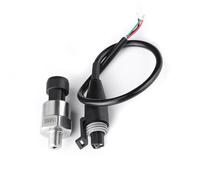 1pc 1/8NPT Thread Stainless Pressure Transducer, Pressure Sensor Steel Pressure Transducer Voltage Sender Sensor for Oil Fuel Air Water (200PSI)