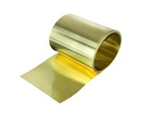 1pc 1 Meter Thin Brass Sheet Strip - High Purity H62 Brass Foil Plate, Excellent Electromagnetic Shielding(0.4MM*1M*20MM)