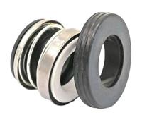 1pc 10-17mm Water Pump Mechanical Shaft Seal Carbon/Ceramic Single Coil Spring for Self-Priming Pump Clean 0.5MPa 301(17mm,Viton Seal)