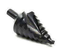 1pc 10-45mm Step Drill Bit HSS Cobalt Step Stepped Nitrogen Spiral Step Cone Metal Cutter Metal Cone Triangle Shank Hole Drill Tools