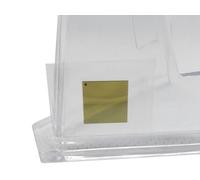 1pc 10 mm x 10 mm N-Type SiC Silicon Carbide Crystal Substrate, Research Grade, Double Side Polished, Epi Ready