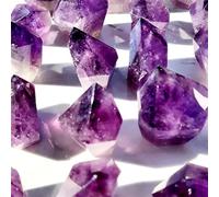 1pc 100-160g Stunning Clear Amethyst Freeform Classic Style Irregular Purple Stone Form for Beading