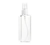 1Pc 100 Ml Transparent Reusable Plastic Spray Bottle Perfume Liquid Makeup Atomizer Empty Small Spray Refillable Bottle Travel Bottles