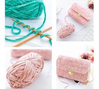 1pc 100g Super Soft Yarn Chunky Blanket Yarn Chenille Yarns for Knitting and Crochet(1pc 35)