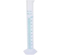 1Pc 100ml Plastic Graduated Cylinder Transparent Measuring Cylinder Set Measuring Test Tube Clear Graduated Cylinder with Double Sided Markings Glassware and Labware