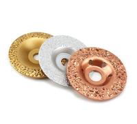 1pc 100mm Diamond Grinding Wheel - Cup-Shaped Resin Bonded Disc for Polishing Stone, Tire,Rubber - 4 Inch Abrasive Tool(Coarse particle)
