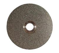 1pc 100mm Double Sided Diamond Grinding Disc for Gemstone and Ceramic Polishing - 5mm Thickness, 16mm Hole Diameter(500Grit)