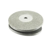 1pc 100mm Double Sided Diamond Grinding Disc Wheel for Gemstone and Ceramic Polishing - 4 Inch Abrasive Tool(150Grit)