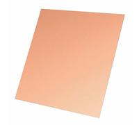 1pc 100x100mm 200x200mm 300x300mm 0.8mm 1mm 2mm 3mm 4mm T2 Copper Board Copper Sheet Copper Plate Skin red Copper Purple Copper(1mm,100x100mm)