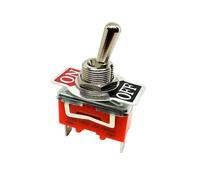 1PC 1021C 15A 250VAC SPST 2 Terminal Solder Pins Self-locking ON OFF Power Rocker Latching Toggle Switch 12mm Mounting Hole