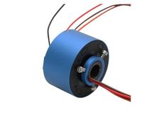 1pc 10A 2/4/6/12 channel standard hollow shaft slip ring conductive 12.7mm/25.4mm through hole slip ring rotary connector(Hole 12.7mm 4CH 10A)