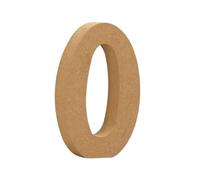 1pc 10cm Wood Color Numbers 0-9 Wooden DIY Arabic Numerals Art Crafts Standing Party Wedding Home Decor(White number 0)