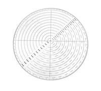 1pc 10inch Round Center Finder Circle Gauge 1pcs Plastic Metal 1Pc 10Inch Suitable for Home Suitable for Wood Very for Wood Turning