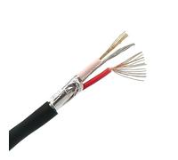 1pc 10m 2 Core Shielded Audio Cable - Premium OFC Twisted Pair with Aluminum Foil Shield for Superior Sound