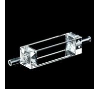 1PC 10mm Quartz fluorescence flow cuvette with 4 Transparent surface