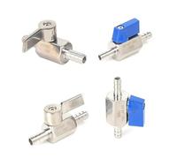 1PC 10MM SS304 Handle Ball Valve with High Pressure Resistance 304 Stainless Steel Double Hose Barb JMVLVLOA