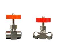 1PC 10mm Two Way Brass Needle Valve Regulating Valve for Water Oil Air IPWWUTTH